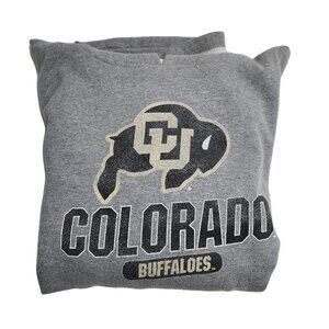 Colorado Buffaloes CU Football Gray Hoodie Women's Size XL